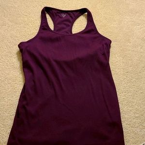 LOVE by GAP workout racer back tank with bra